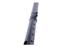 Multibrackets M Extension Pipe - Monteringskomponent (4 förlängningsledningar) - för LCD-display - stål - svart 7350022735507
