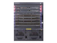 HPE FlexNetwork 7506 - Switch - Administrerad - 8 x 1 Gigabit / 10 Gigabit SFP+ + 2 x 40 Gigabit QSFP+ - rackmonterbar JH332A