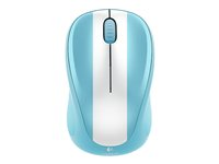 Logitech M235 - 2:a generationen - mus - höger- och vänsterhänta - optisk - trådlös - 2.4 GHz - trådlös USB-mottagare - argentinsk flagga 910-004027