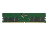 Kingston - DDR5 - moduuli - 16 Gt - DIMM 288 nastaa - 5600 MHz / PC5-44800 - CL46 - 1.1 V - puskuroimaton - non-ECC KCP556US8-16