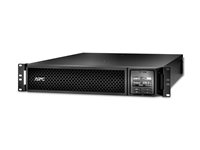 APC Smart-UPS SRT 1000VA RM - UPS (kan monteras i rack) - AC 230 V - 1000 Watt - 1000 VA - RS-232, USB, Ethernet 10/100 - utgångskontakter: 6 - PFC - 2U - svart - med APC UPS kort för nätverkshantering AP9641 SRT1000RMXLI-NC