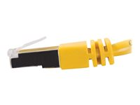 C2G Cat5e Booted Shielded (STP) Network Patch Cable - Kytkentäkaapeli - RJ-45 (uros) to RJ-45 (uros) - 10 m - STP - CAT 5e - valettu - keltainen 83821