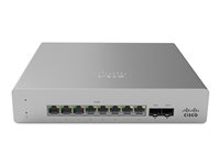 Cisco Meraki Cloud Managed MS120-8 - Kytkin - Hallinnoitu - 8 x 10/100/1000 (PoE+) + 2 x Gigabit SFP - seinään asennettava, työpöytä - PoE+ (67 W) MS120-8LP-HW