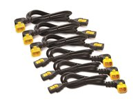 APC - Strömkabel - power IEC 60320 C13 till IEC 60320 C14 - 10 A - 1.83 m - 90° anslutning - svart - Världsomspännande - för P/N: SCL500RMI1U, SCL500RMI1UC, SCL500RMI1UNC, SMTL1500RMI3UC, SMTL750RMI2UC AP8706R-WW