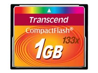 Transcend - Flash-muistikortti - 1 Gt - 133x - CompactFlash TS1GCF133