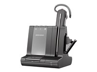 Poly Savi 8245 Office - Savi 8200 series - micro-casque - intra-auriculaire - convertible - DECT / Bluetooth - sans fil - Suppresseur de bruit actif - USB-A via adaptateur Bluetooth - noir - certifié Zoom 8D3H1AA