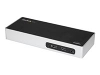 Startech USB 3.0 Docking Station, Dual Monitor Laptop Docking Station with HDMI & DVI/VGA Video, 6-port USB 3.1 Gen 1 5Gbps Hub, GbE, Audio, Universal USB Type-A Dock, Windows & Mac - Dual Display Dock (DK30ADD) - Dockningsstation - USB - DVI, HDMI - 1GbE - för P/N: DK30A2DH, SVA20N2NEUA DK30ADD