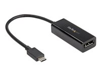 StarTech USB C to DisplayPort Adapter, 8K/5K/4K USB Type C to DP 1.4 Alt Mode Video Converter, HBR3/DSC/HDR, 8K 60Hz, Thunderbolt 3 Compatible DisplayPort 1.4 Monitor Display Adapter - 8K USB-C to DP Adapter (CDP2DP14B) - DisplayPort-adapter - USB-C (hane) till DisplayPort (hona) - Thunderbolt 3/DisplayPort 1.4 - stöd för 1080p, 4K120Hz stöd, 8K60 Hz (7680 x 4320) stöd, 5K60Hz stöd - svart - för P/N: TB4CDOCK CDP2DP14B