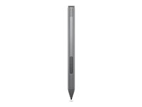 Lenovo Slim Pen - Aktiv penna - åskmolnsgrå - brun låda - CRU - för ThinkBook Plus G5 Hybrid Station; G5 Hybrid Tab; ThinkPad X12 Detachable Gen 2 4X81P44052