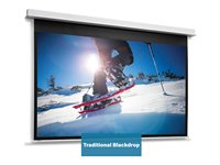 Da-Lite DescenderPro - Projektorduk - takmontering - motoriserad - 230 V - 168" (427 cm) - 16:10 - Matte White (Non Tensioned) - RAL 9016 10144805