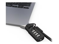 Compulocks Ledge adapter for MacBook Air 15" M2 and M3 with Combination Cable Lock - Järjestelmän suojauspakkaus - yhdistelmälukko MBALDG05CL