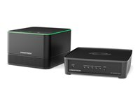 Crestron Flex UC-AUDIO-1-B - Paket för videokonferens (Crestron Flex Hub trådlös sändare/mottagare, Crestron Flex Pod trådlös högtalare och mikrofon) - svart - power adapter included UC-AUDIO-1-B-EU KIT
