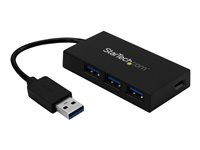 Startech USB-hubb med 4 portar - USB 3.0 - USB-A till 3x USB-A och 1x USB-C - Hubb - 4 x SuperSpeed USB 3.0 - skrivbordsmodell - för P/N: CFASTRWU3C, SDMSDRWU3AC HB30A3A1CFB