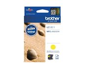 Brother LC12EY - XL-kapacitet - gul - original - bläckpatron - för Brother MFC-J6925DW LC12EY