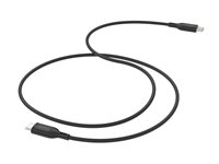 mophie essentials - USB-kabel - USB-C (hane) till USB-C (hane) - 1 m - USB Power Delivery (60W) - svart 409911863