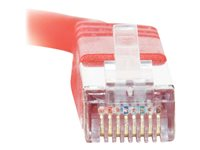 C2G Cat5e Booted Shielded (STP) Network Patch Cable - Kytkentäkaapeli - RJ-45 (uros) to RJ-45 (uros) - 10 m - STP - CAT 5e - valettu - punainen 83800