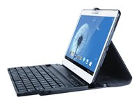 Targus Versavu Keyboard Case & Stand - Tangentbord och foliefodral - trådlös - Bluetooth - svart - för Samsung Galaxy Tab 3 (10.1 tum) THZ219NO