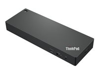 Lenovo ThinkPad Universal Thunderbolt 4 Dock - Dockningsstation - Thunderbolt 4 - HDMI, 2 x DP - 1GbE - 135 watt - Campus - Europa - för ThinkPad E14 Gen 4; L13 Yoga Gen 3; T14s Gen 3; T16 Gen 4; X1 Nano Gen 2; X13 Yoga Gen 3 40B00135EU