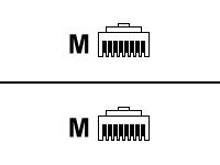Belkin - Patch-kabel - RJ-45 (hane) till RJ-45 (hane) - 2 m - STP - CAT 5e - formpressad, hakfri - svart A3L791CP02MBKHS