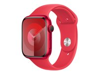 Apple - Hihna tuotteelle älykello - 45 mm - S/M-koko - tuote (RED) MT3W3ZM/A