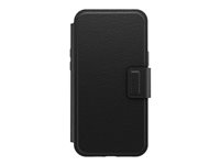 OtterBox - Vikbart fodral för mobiltelefon - med MagSafe - konstläder - skuggsvart - för Apple iPhone 13 Pro Max 77-86907
