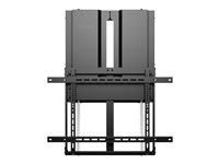 Multibrackets M Counterbalanced Wallmount - Koukku malleihin litteä paneeli - stainless steel, alumiini - musta -näytön koko: 37"-55" - seinään asennettava 7350105210228