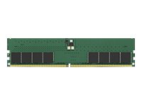 Kingston - DDR5 - pakkaus - 64 Gt: 2 x 32 Gt - DIMM 288 nastaa - 5600 MHz / PC5-44800 - CL46 - 1.1 V - puskuroimaton - non-ECC KCP556UD8K2-64