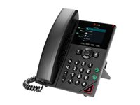 HP Poly VVX 250 - VoIP-telefon - 3-riktad samtalsförmåg - SIP, RTP, SRTP, SDP - 4 linjer - svart - offentliga sektorn GSA - TAA-kompatibel 89B64AA#AC3