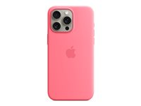 Apple - Skydd för mobiltelefon - MagSafe-kompatibilitet - silikon - rosa - för iPhone 15 Pro Max MWNN3ZM/A