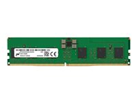 Micron - DDR5 - moduuli - 16 Gt - DIMM 288 nastaa - 4800 MHz / PC5-38400 - CL40 - 1.1 V - rekisteröity - ECC MTC10F1084S1RC48BA1R