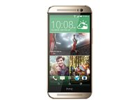 HTC One (M8) - 4G pekskärmsmobil - RAM 2 GB / Internminne 16 GB - microSD slot - LCD-skärm - 5" - 1920 x 1080 pixlar - bärnstensgyllene 99HYK192-00