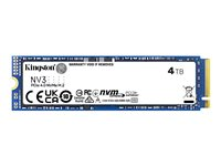 Kingston NV3 - SSD - 4 TB - inbyggd - M.2 2280 - PCIe 4.0 x4 (NVMe) SNV3S/4000G