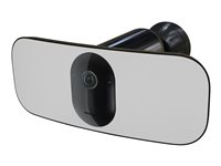 Arlo Pro 3 Floodlight Camera - Nätverksövervakningskamera - inomhusbruk, utomhusbruk - väderbeständig - färg (Dag&Natt) - 4 MP - 2560 x 1440 - ljud - trådlös - Wi-Fi - H.265, H.264 FB1001B-100EUS