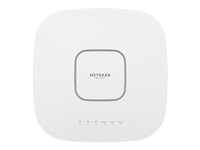 NETGEAR Insight WAX630 - Langattoman verkon liityntäpiste - Wi-Fi 6 - 2,4 GHz (1 kaista) / 5 GHz (2 kaistaa) - seinään/kattoon asennettava WAX630-100EUS