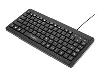 Targus Compact Multimedia - Tangentbord - USB - brittisk - svart AKB631UKZ