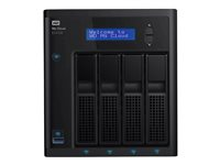 WD My Cloud EX4100 WDBWZE0560KBK - NAS-palvelin - 4 telineet - 56 Tt - HDD 14 Tt x 4 - RAID RAID 0, 1, 5, 10, JBOD, 5 hot spare - RAM 2 Gt - Gigabit Ethernet - iSCSI tuki WDBWZE0560KBK-EESN
