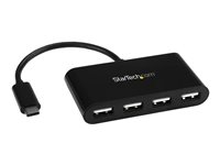 Startech 4-portars USB-C Hubb - Mini Hubb - USB-C till 4x USB-A - USB 2.0 - Hubb - 4 x USB 2.0 - skrivbordsmodell ST4200MINIC