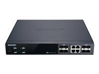 QNAP QSW-M804-4C - Kytkin - Hallinnoitu - 4 x 10 Gigabit SFP+ + 4 x combo 10 Gigabit SFP+/RJ-45 - työpöytä, telineeseen asennettava QSW-M804-4C
