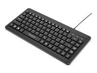 Targus Compact Multimedia - Tangentbord - USB - nordisk - svart AKB631NO