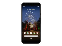 Google Pixel 3a - 4G smartphone - RAM 4 Go / Mémoire interne 64 Go - écran OEL - 5.6" - 2220 x 1080 pixels - rear camera 12,2 MP - front camera 8 MP - juste noir GA00750-DE