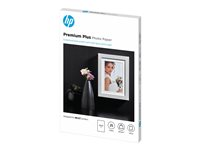 HP Premium Plus Photo Paper - Blank - 100 x 150 mm - 300 g/m² - 25 ark fotopapper - för Deskjet 21XX, 2622, 36XX; OfficeJet 20X, 52XX, 68XX, 80XX; Photosmart B110, Wireless B110 CR677A