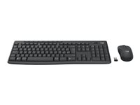 Logitech MK370 Combo for Business - Näppäimistö- ja hiiri -pakkaus - langaton - Bluetooth LE - QWERTY - pohjoismainen (tanska/suomi/norja/ruotsi) - grafiitti 920-012072