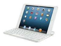 Logitech Ultrathin Keyboard Cover - Tangentbord - trådlös - Bluetooth - vit 920-005120