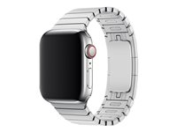 Apple 38mm Link Bracelet - Klockrem för smart klocka - 135-195 mm - silver - för Watch Hermès Series 12, Hermès Series 9, SE 3, Series 10, Series 11, Series 12, Series 9 MUHJ2ZM/A