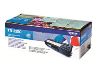 Brother TN325C - Cyan - original - tonerkassett - för Brother DCP-9055CDN, DCP-9270CDN, HL-4140CN, MFC-9465CDN TN325C