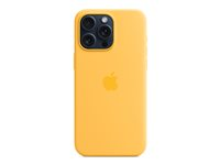 Apple - Skydd för mobiltelefon - MagSafe-kompatibilitet - silikon - solsken - för iPhone 15 Pro Max MWNP3ZM/A