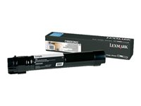 Lexmark - Erittäin tuottoisa - musta - alkuperäinen - väriainekasetti LCCP malleihin Lexmark C950DE, C950dte C950X2KG