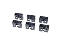 APC Cable Containment Brackets with PDU Mounting - Monteringsfästen för PDU - svart - för P/N: AR4012A, AR4017A, AR4032A, AR4038LA, SRT5KRMXLT-A, SRT6KRMXLT-A, SRT8KRMXLT-A AR7710