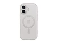 Belkin SheerForce Grip Series - Baksidesskydd för mobiltelefon - MagSafe-kompatibilitet - tillverkas av återvunna material - sand - för Apple iPhone 17 MSA034HQSA