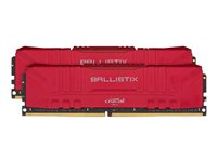 Ballistix - DDR4 - pakkaus - 32 Gt: 2 x 16 Gt - DIMM 288 nastaa - 3600 MHz / PC4-28800 - CL16 - 1.35 V - puskuroimaton - non-ECC - punainen BL2K16G36C16U4R